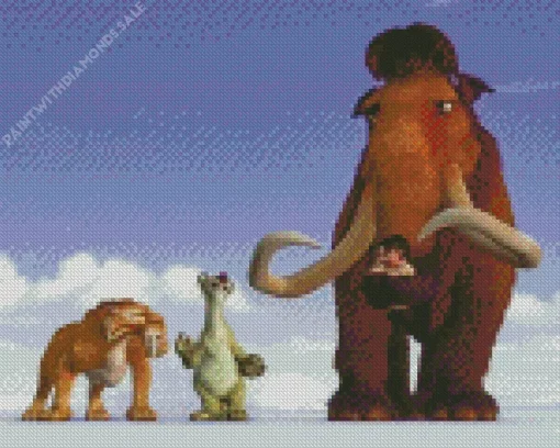 Ice Age Animated Movie Diamond Painting