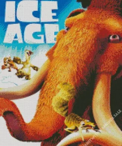 Ice Age Characters Poster Diamond Painting