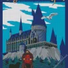 Illustration Hogwarts School of Witchcraft and Wizardry Diamond Paints