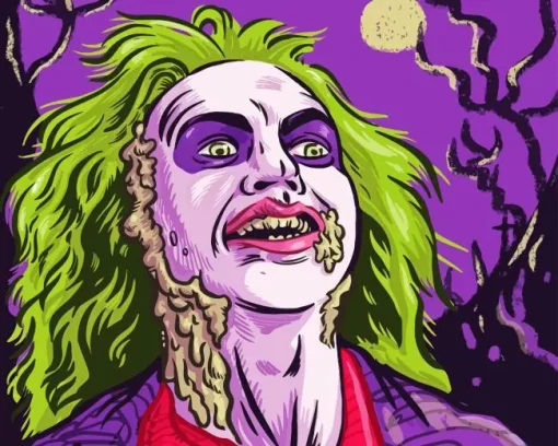 Beetlejuice Art Diamond Paintings