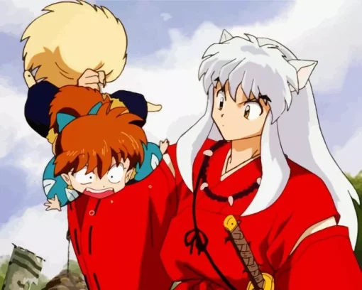 Inuyasha And Shippo Diamond Painting