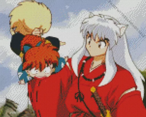 Inuyasha And Shippo Diamond Painting