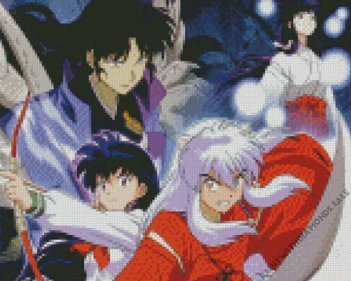 Inuyasha Character Diamond Painting