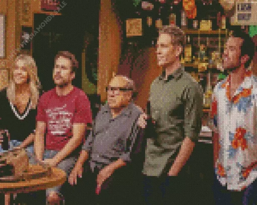 Its Always Sunny In Philadelphia Characters Diamond Painting