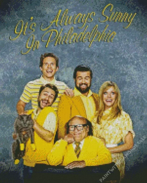 Its Always Sunny In Philadelphia Poster Diamond Painting