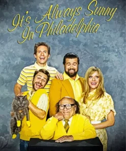 Its Always Sunny In Philadelphia Poster Diamond Painting