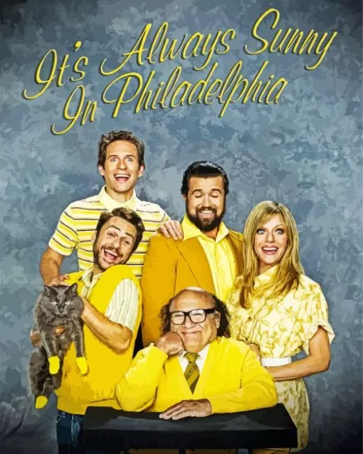 Its Always Sunny In Philadelphia Poster Diamond Painting