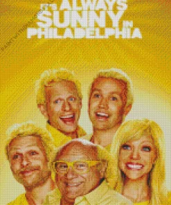 Its Always Sunny In Philadelphia Sitcom Poster Diamond Painting