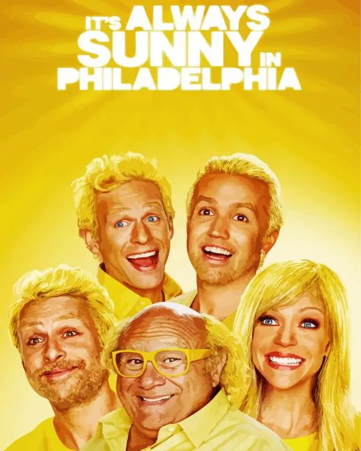 Its Always Sunny in Philadelphia sitcom poster Diamond Paints Its Always Sunny In Philadelphia Sitcom Poster Diamond Painting