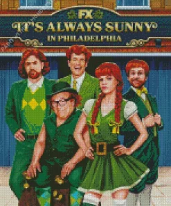 Its Always Sunny In Philadelphia Sitcom Series Diamond Painting