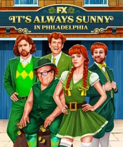 Its Always Sunny In Philadelphia Sitcom Series Diamond Painting