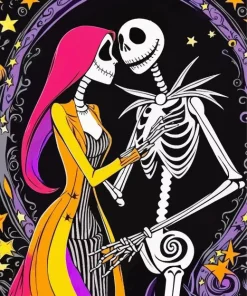 Jack And Sally Diamond With Numbers