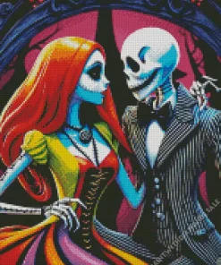 Jack And Sally The nightmare before christmas Diamond Dotz