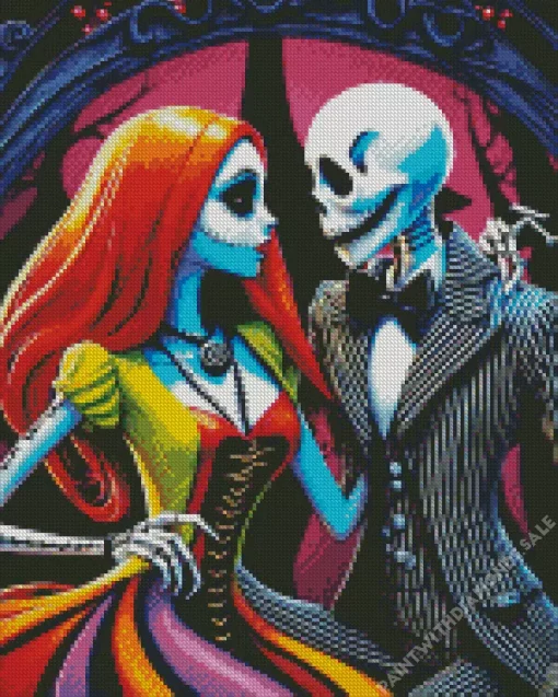 Jack And Sally The nightmare before christmas Diamond Dotz