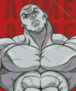 Jack Hanma Baki The Grappler Diamond Painting