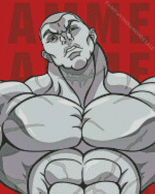 Jack Hanma Baki The Grappler Diamond Painting