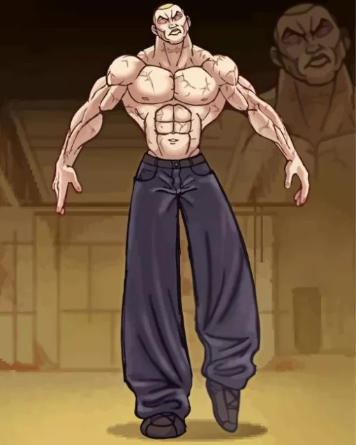 Jack Hanma Baki The Grappler Anime Diamond Painting