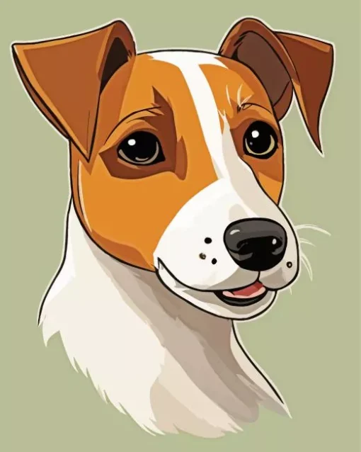 Jack Russell Dog Diamond Painting