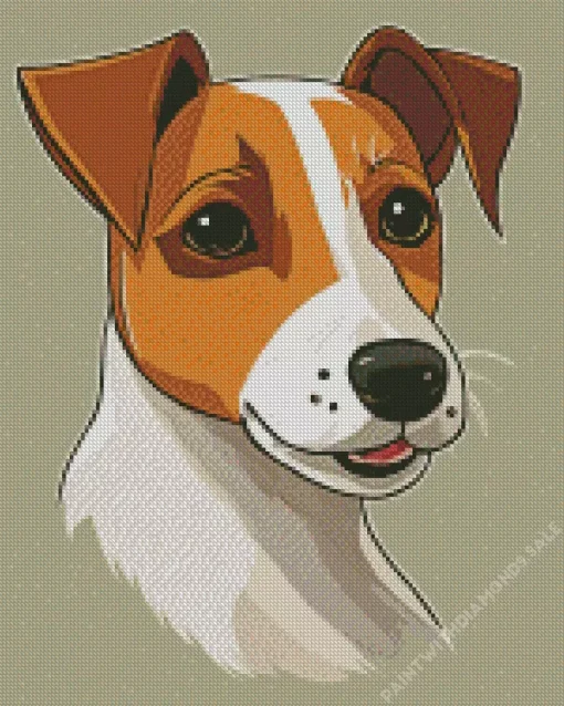 Jack Russell Dog Diamond Painting