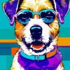 Jack Russell In Sunglasses Diamond Painting