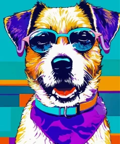 Jack Russell In Sunglasses Diamond Painting