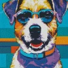 Jack Russell In Sunglasses Diamond Painting