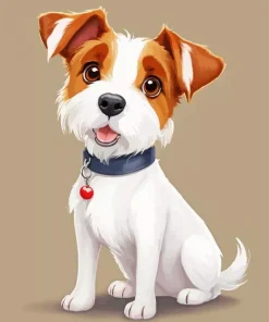 Jack Russell Puppy Art Diamond Painting