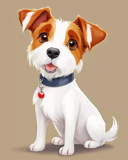 Jack Russell Puppy Art Diamond Painting