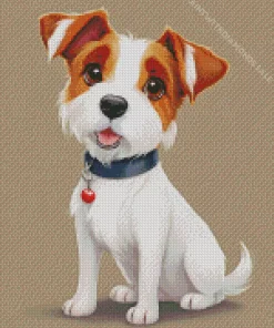 Jack Russell Puppy Art Diamond Painting