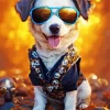 Jack Russell With Sunglasses Diamond Painting