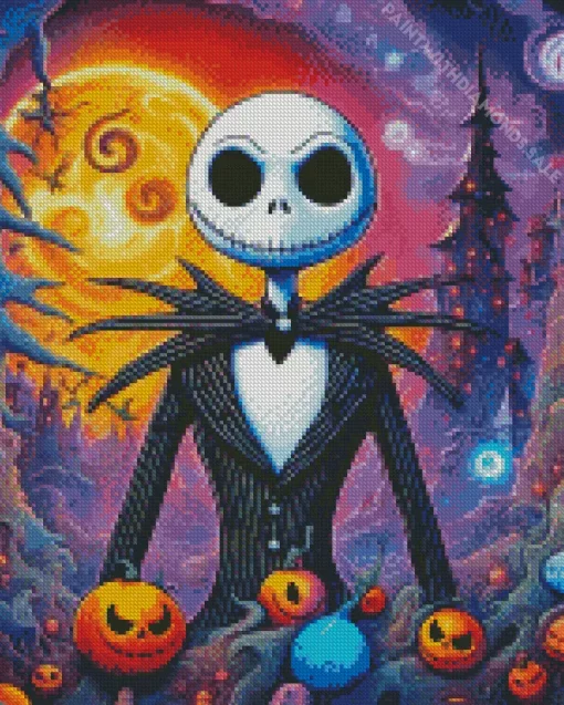 Jack Skellington Diamond Dotz