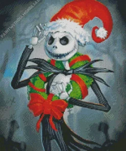 Jack Skellington Santa Diamond Dotz