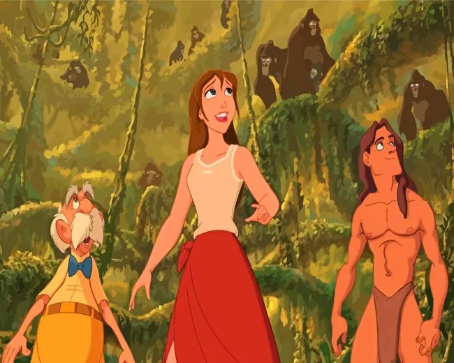 Jane Porter and Tarzan Diamond Paints Jane Porter And Tarzan Diamond Painting