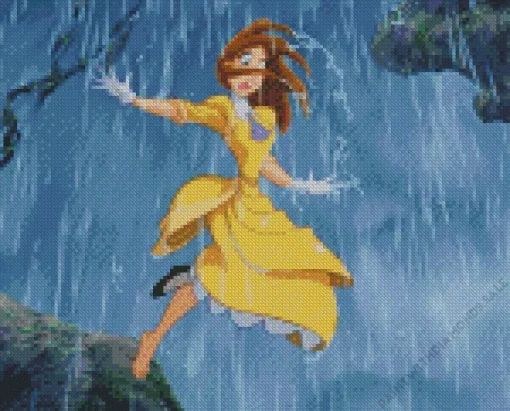 Jane Porter Falling Diamond Painting