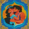 Aladdin And Jasmine Art Diamond Painting