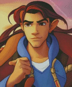 Jim Hawkins Character Diamond Painting