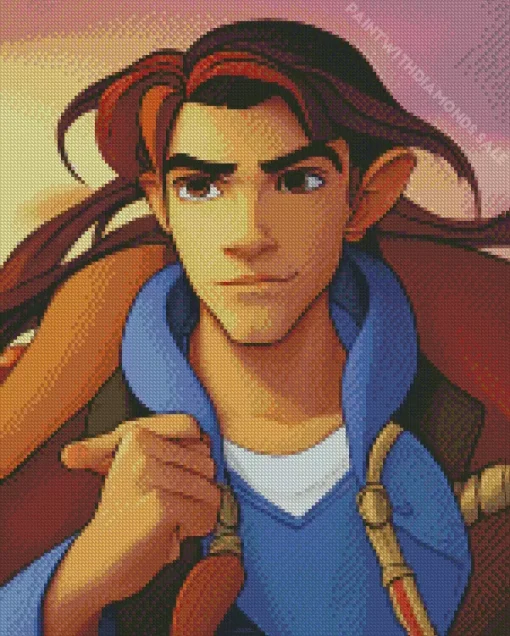 Jim Hawkins Character Diamond Painting