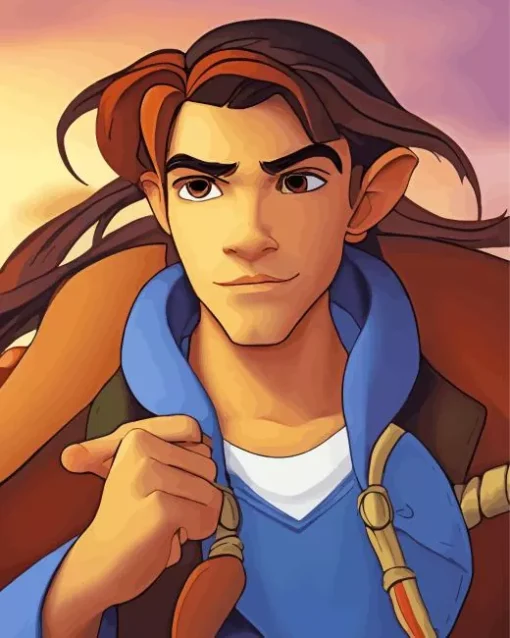 Jim Hawkins Character Diamond Painting