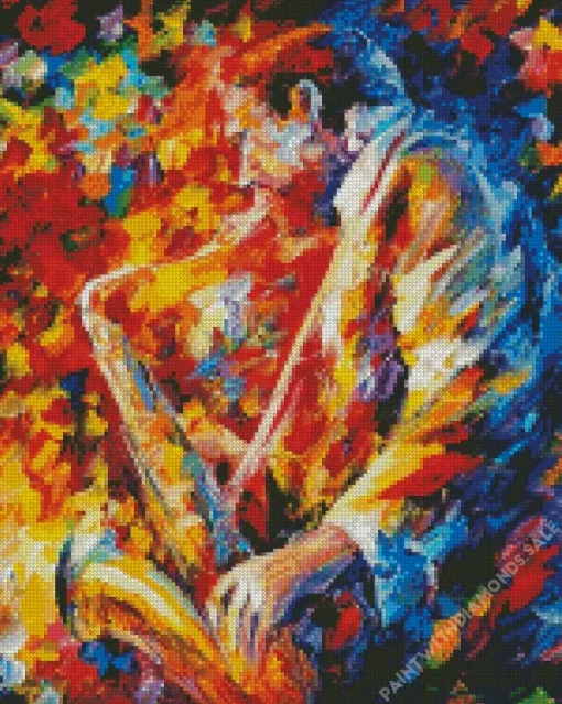 John coltrane by Leonid Afremov iamond Painting