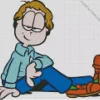 Jon Arbuckle The Garfield Show Diamond Painting