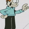 Jon Arbuckle In The Garfield Show Diamond Painting