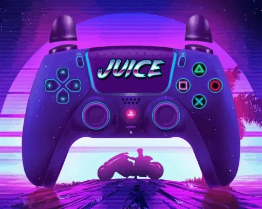 Juice Controller Retro Gaming Diamond Painting