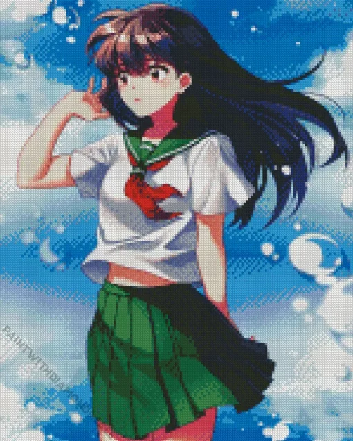 Kagome Higurashi In Inuyasha Diamond Painting