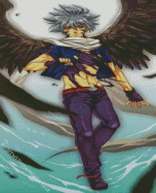 Kai Hiwatari In Beyblade Diamond Painting