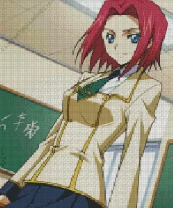 Kallen Stadtfeld Code Geass Diamond Painting