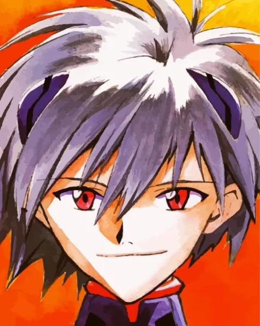 Kaworu Nagisa Character Diamond Painting