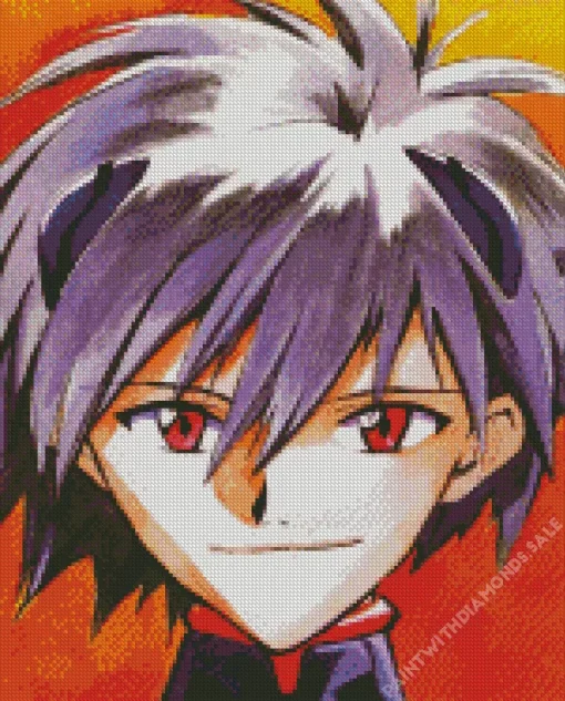 Kaworu Nagisa Character Diamond Painting