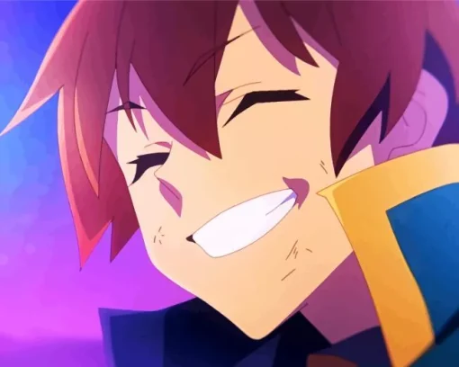 Kazuma Satou Smiling Diamond Painting