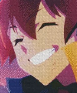 Kazuma Satou Smiling Diamond Painting