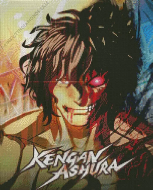 Kengan Ashura Poster Diamond Painting